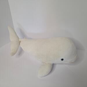 Aurora Destination Nation Beluga Whale Plush White Stuffed Animal 15"